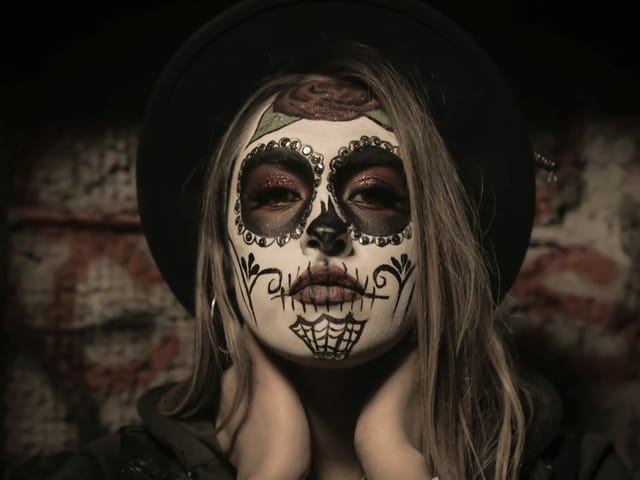 Halloween portrait photography and image editing
